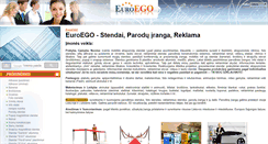 Desktop Screenshot of euroego.lt